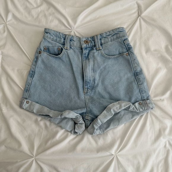 Zara Pants - Zara Blue Denim Shorts